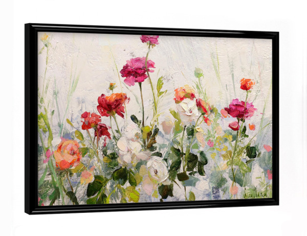 Poster mit schwarzem Rahmen "Persische Butterblumen" artboxONE - Natur,Floral - Blumen,Blumen