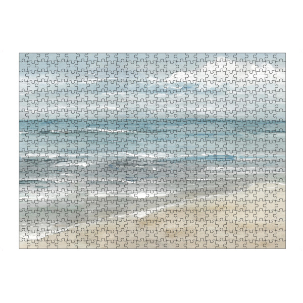 Puzzle Ravensburger "Weicher Troststrand" artboxONE - Abstrakt,Reise / Strand und Meer - Strand,Meer,Küste,Küste - Bild strand