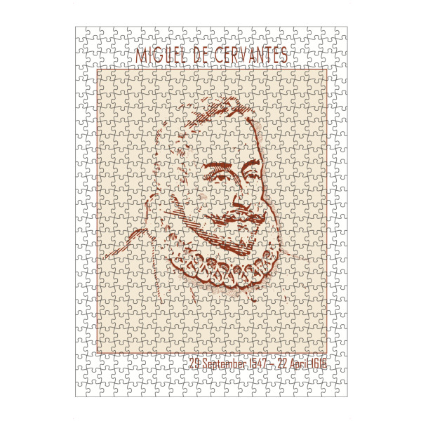 artboxONE Puzzle "Miguel de Cervantes" artboxONE - Abstrakt