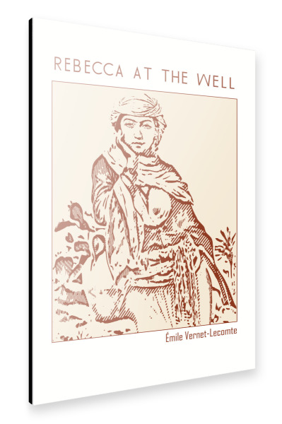 Alu-Dibond "Rebecca am Brunnen" 30x20 cm artboxONE