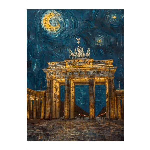 artboxONE Puzzle "Brandenburger Tor - Van Gogh Stil" artboxONE - Städte,Städte / Berlin,Reise,Architektur