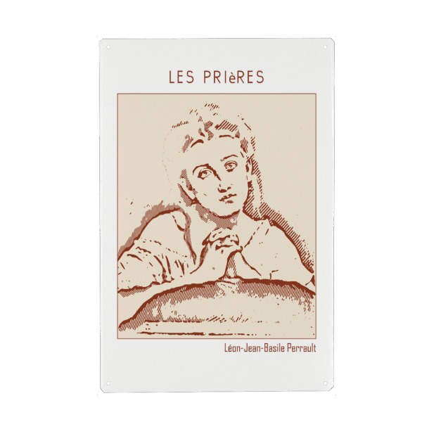 Metall Poster "Les prières von Léon-Jean" artboxONE - Abstrakt