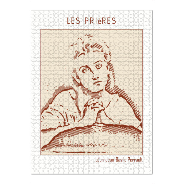 Puzzle Ravensburger "Les prières von Léon-Jean" artboxONE - Abstrakt