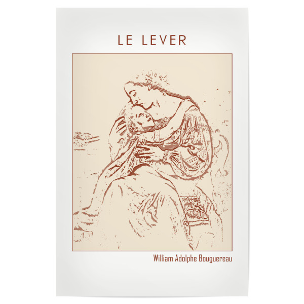 Poster 30x20 cm "Le Lever" artboxONE - Abstrakt