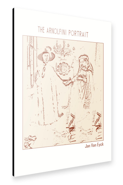 Alu-Dibond "Das Arnolfini-Porträt" 30x20 cm artboxONE