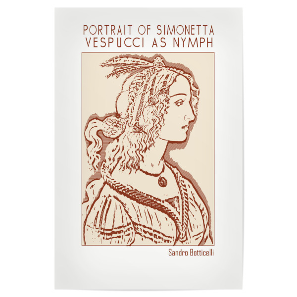 Poster "Simonetta Vespucci" artboxONE - Abstrakt