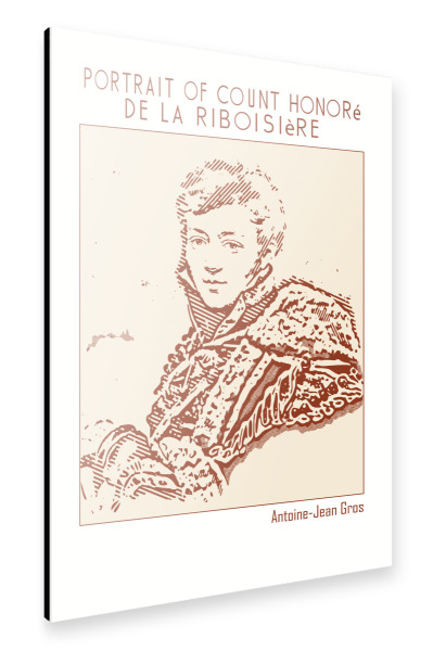 Alu-Dibond "Graf Honoré de La Riboisière" 30x20 cm artboxONE