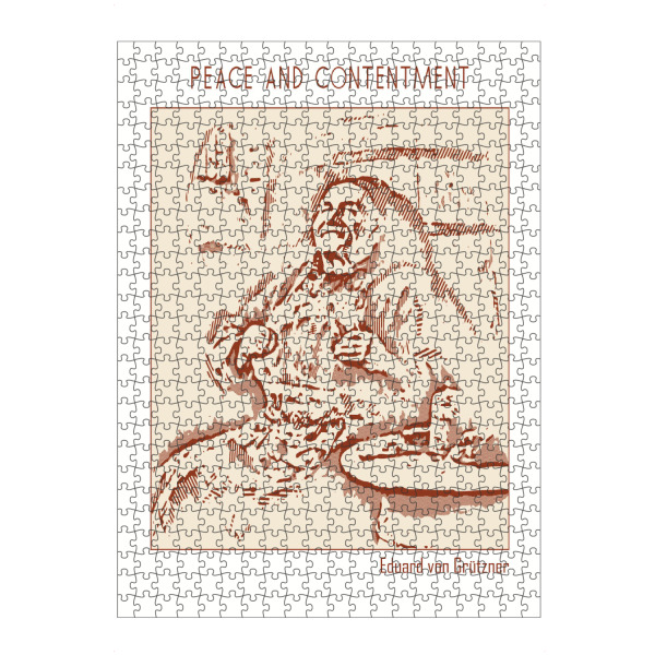 Puzzle Ravensburger "Frieden und Zufriedenheit" artboxONE - Abstrakt