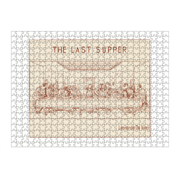Puzzle Ravensburger "The Last Supper" artboxONE - Abstrakt