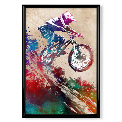 BMX Biker Sport Art H