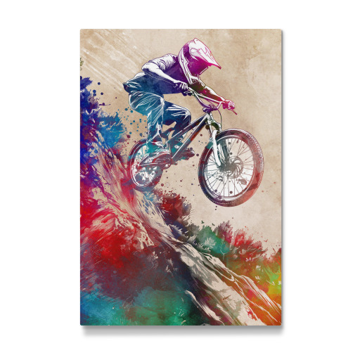BMX Biker Sport Art H