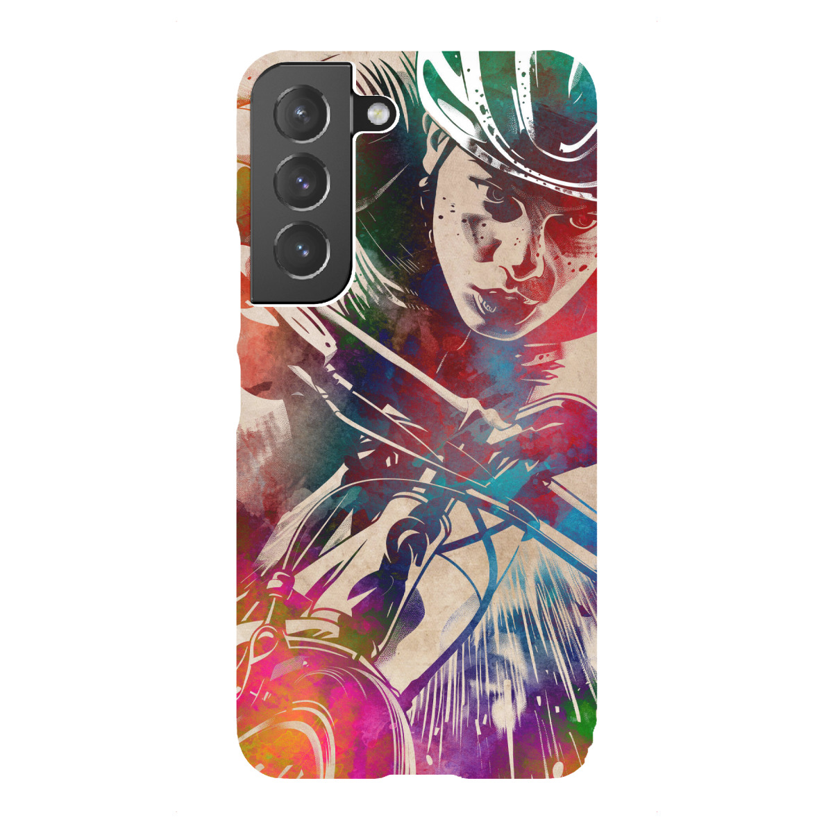 "Radsportkunst Z"für Samsung Galaxy - Premium-Case Handyhülle artboxONE