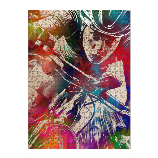 Puzzle Ravensburger "Radsportkunst Z" artboxONE - Sport,Sport / Motivation - Fahrrad,Radfahren,Fahrrad,Biker,Radfahrer,Grafik - Bild fahrrad