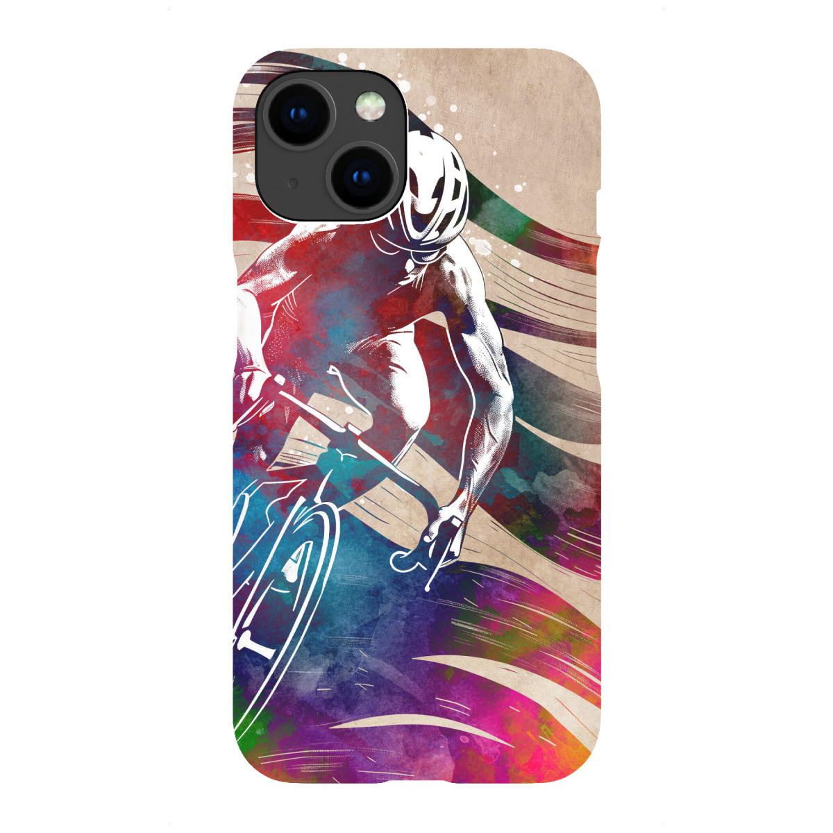 "Radsport Kunst U"für iPhone - Premium-Case Handyhülle artboxONE