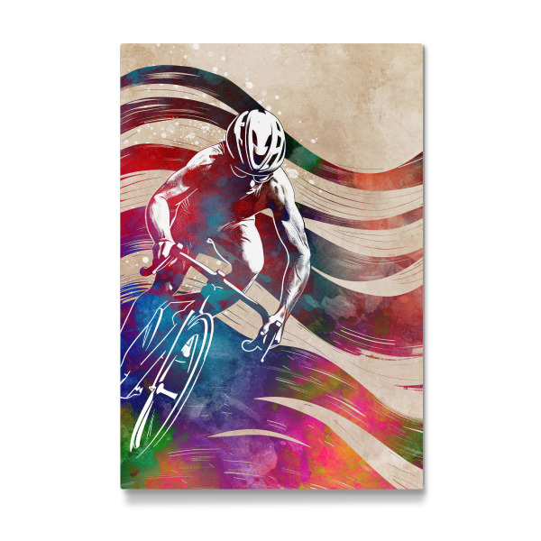 Galerie-Print "Radsport Kunst U" 75x50 cm artboxONE