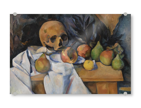 Acrylglasbild "Stillleben mit Totenkopf" artboxONE - Für Mama,Für Papa