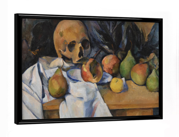 Poster mit schwarzem Rahmen "Stillleben mit Totenkopf" artboxONE - Für Mama,Für Papa