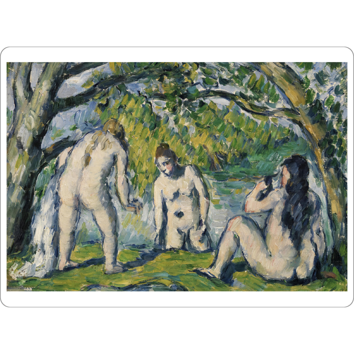 Tischset "Post-impressionism Three Bathers" artboxONE - Menschen,Liebe,Für Mama,Für Papa,Männer