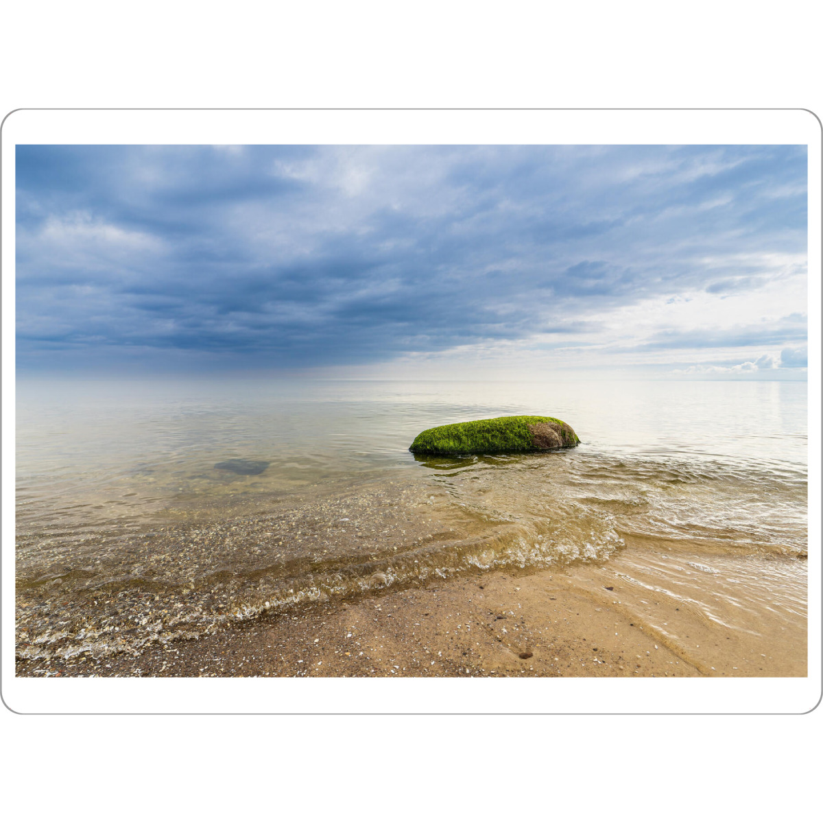 Tischset "Findling am Strand auf Usedom" artboxONE - Natur,Reise,Reise / Strand und Meer