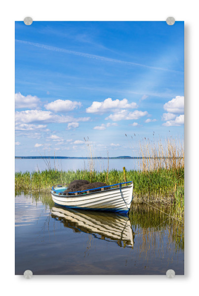 Acrylglasbild "Fischerboot auf der Insel Usedom" artboxONE - Natur,Reise,Reise / Strand und Meer