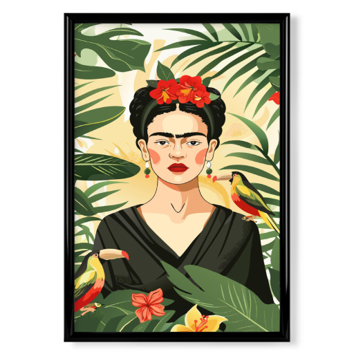 Frida kahlo with birds