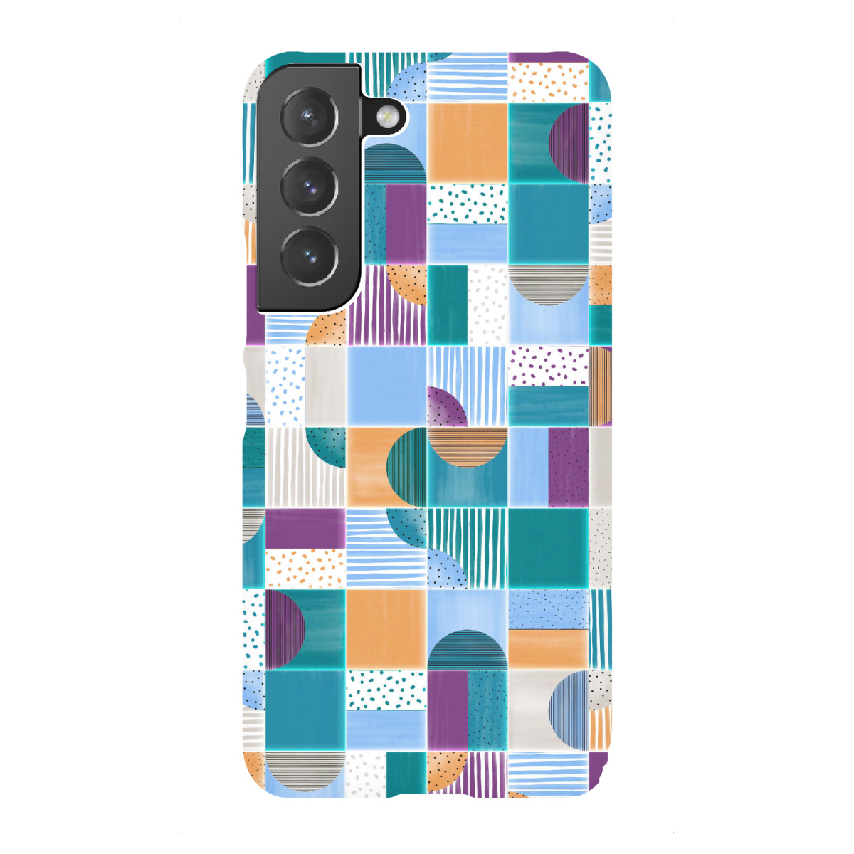 "Painted Modern Tiles Summer Party"für Samsung Galaxy - Premium-Case Handyhülle artboxONE