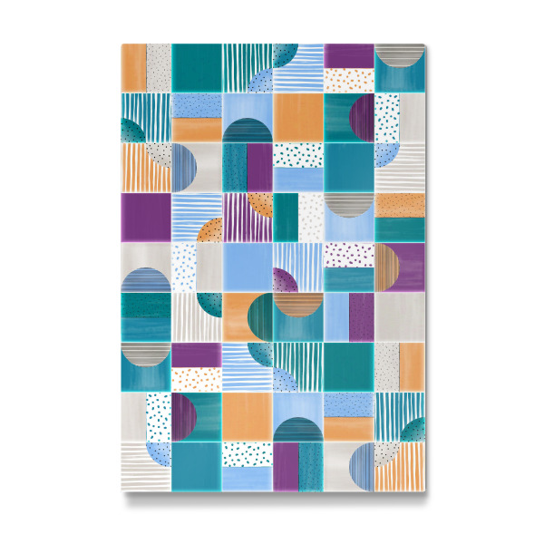 Galerie-Print "Painted Modern Tiles Summer Party" 30x20 cm artboxONE
