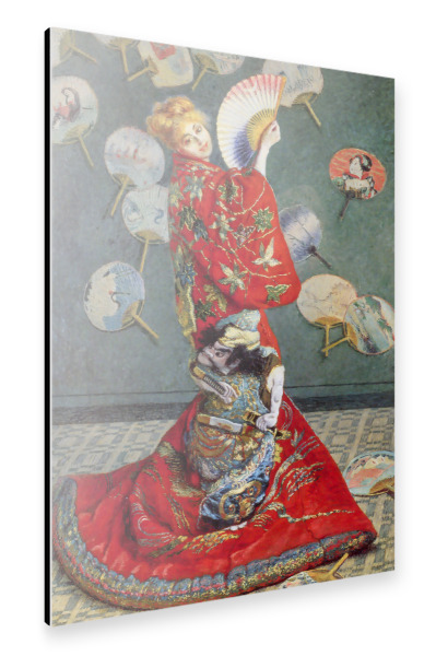 Alu-Dibond "Monet La-Japonaise" 30x20 cm artboxONE