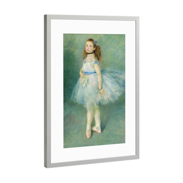 Poster mit Rahmen Silber "Der junge Tänzer" artboxONE - Für Kinder,Liebe,Sport,Für Mama,Für Papa