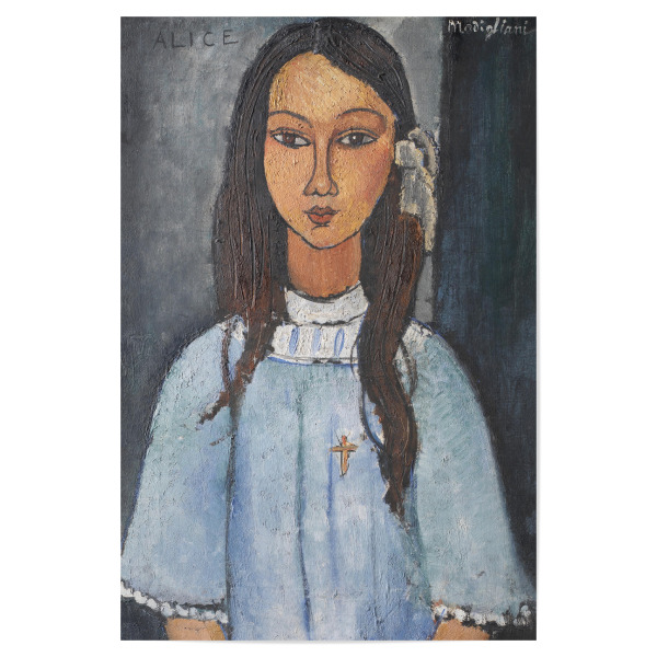 Poster 30x20 cm "Porträt von Alice" artboxONE - Für Kinder,Menschen,Liebe,Für Mama,Für Papa