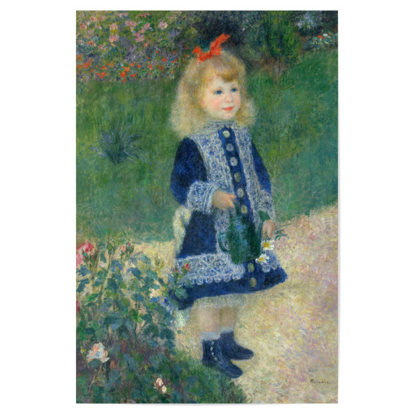 Poster 30x20 cm "Ein Mädchen mit einer Gießkanne" artboxONE - Für Kinder,Menschen,Liebe,Für Mama,Für Papa