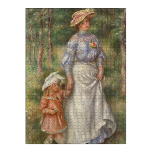 Puzzle Ravensburger "Mädchenpromenade" artboxONE - Für Kinder,Menschen,Liebe,Für Mama,Für Papa