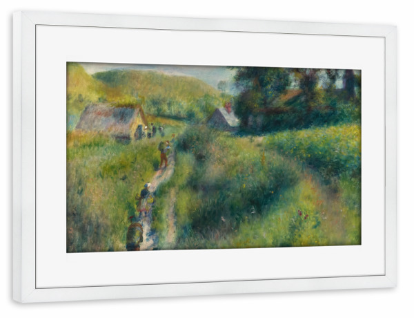 Poster mit Rahmen weiß "Die Muschelernte" artboxONE - Natur,Menschen,Für Mama,Für Papa