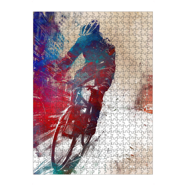 artboxONE Puzzle "Fahrradsport Sport J" artboxONE - Sport,Sport / Motivation - Fahrrad,Radfahren,Fahrrad,Biker,Radfahrer,Grafik - Bild fahrrad