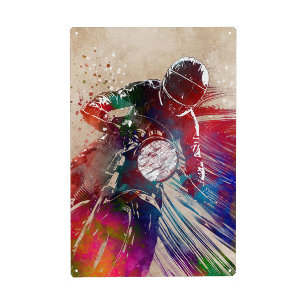 Holzbild "Motorsport Kunst K" artboxONE - Sport / Motorsport,Sport - Motor,Motoren,Sport,Motorsport,Motorrad