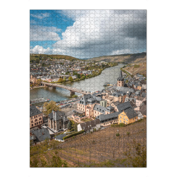 Puzzle Ravensburger "Bernkastel-Kues an der Mosel" artboxONE - Städte,Natur,Reise