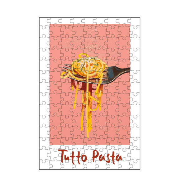 artboxONE Puzzle "Tutto Pasta Love" artboxONE - Typografie,Essen & Trinken,Abstrakt