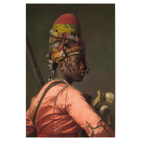 Poster 30x20 cm "Portrait Black Bashi Bazouk" artboxONE - Menschen,Reise / Länder