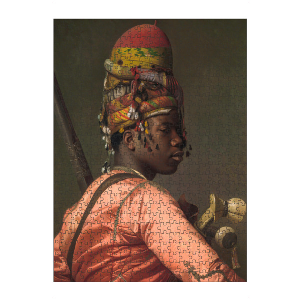 Puzzle Ravensburger "Portrait Black Bashi Bazouk" artboxONE - Menschen,Reise / Länder