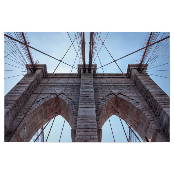 Poster "Brückenarchitektur" artboxONE - Städte,Städte / New York,Reise,Architektur,Reise / Länder
