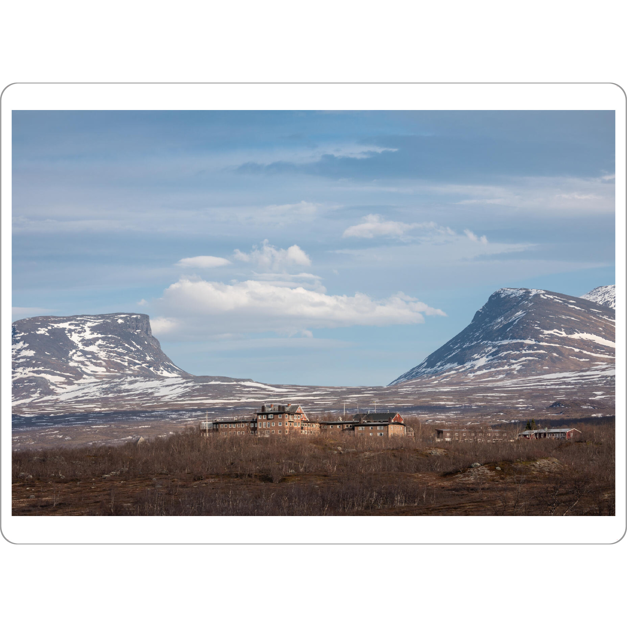 Tischset "Abisko" artboxONE - Natur,Reise - Lapporten,Schweden,Skanden,Skandinavien,Lappland,Norrbottens län,Kungsleden - Bild lapporten
