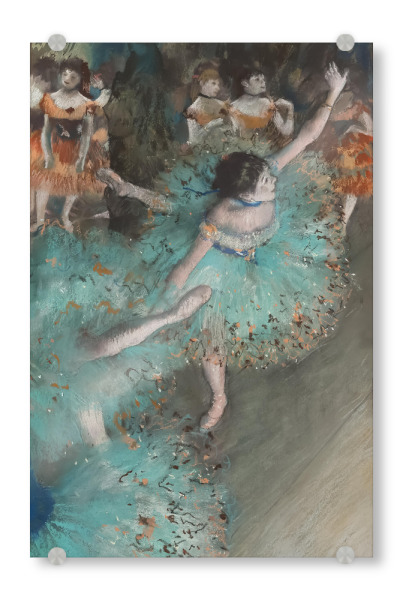 Acrylglasbild "Tänzerin in Grün" artboxONE - Für Mama,Für Papa