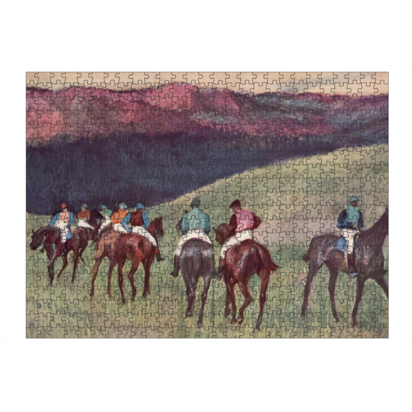 artboxONE Puzzle "Rennpferde" artboxONE - Menschen,Sport,Für Mama,Für Papa,Männer