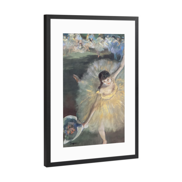 Poster mit Rahmen Schwarz (Metallic) "Ende einer Arabeske" artboxONE - Menschen,Musik,Sport,Für Mama,Für Papa