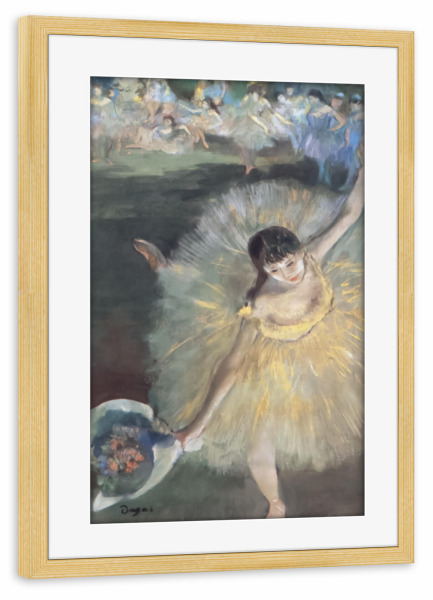 Poster mit Rahmen kiefer "Ende einer Arabeske" artboxONE - Menschen,Musik,Sport,Für Mama,Für Papa