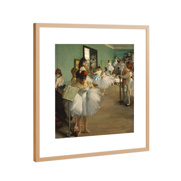 Poster mit Rahmen Kupfer "Tanzklasse" artboxONE - Menschen,Musik,Sport,Für Mama,Für Papa