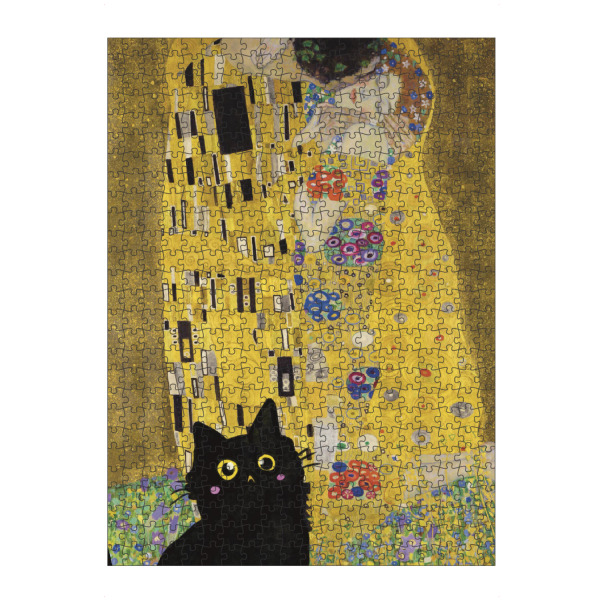 Puzzle Ravensburger "Kiss Of The Cat" artboxONE - Tiere,Menschen
