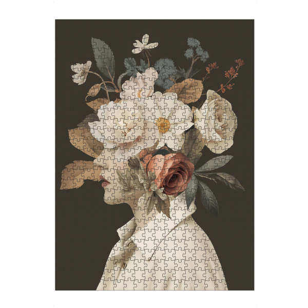Puzzle Ravensburger "Portrait Frauen Blumenkopf" artboxONE - Floral,Menschen,Fashion