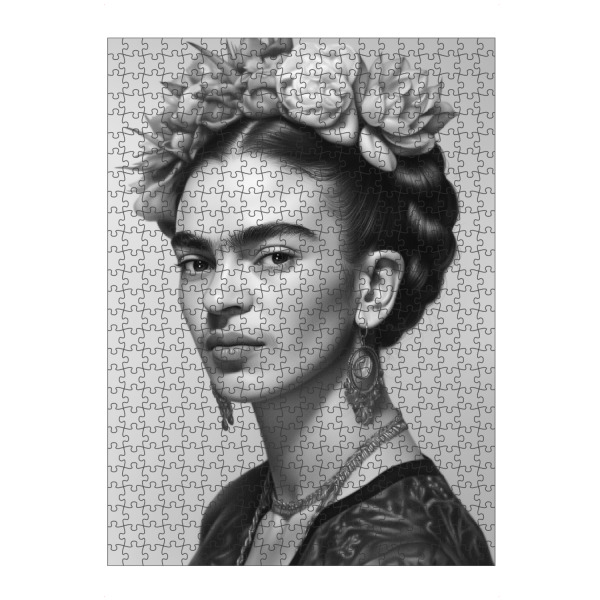 Puzzle Ravensburger "Portrait beauty Frida" artboxONE - Floral,Menschen,Fashion