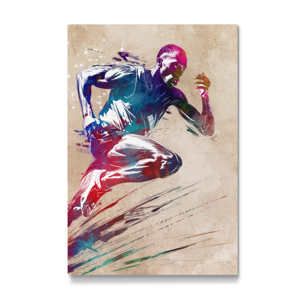 Galerie-Print "Laufsportkunst H" 75x50 cm artboxONE
